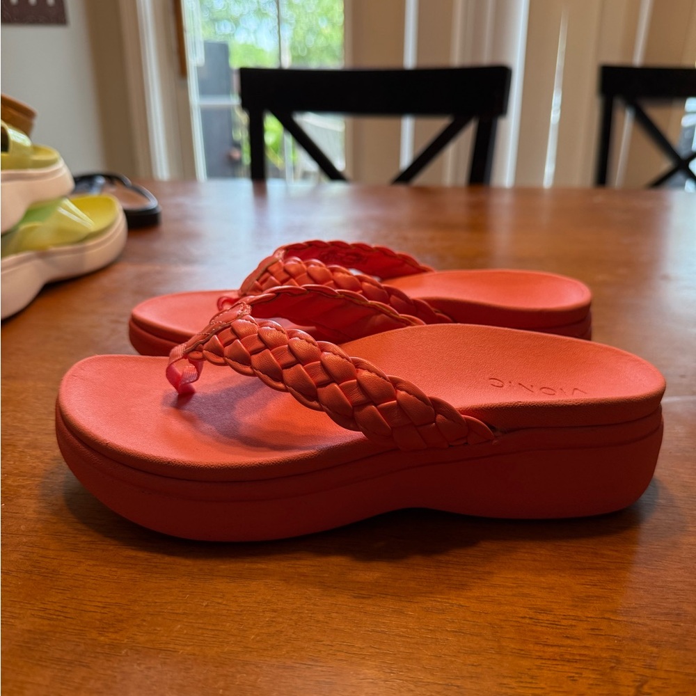 Vionic Coral Braided Flip-Flops - Picture 3 of 3